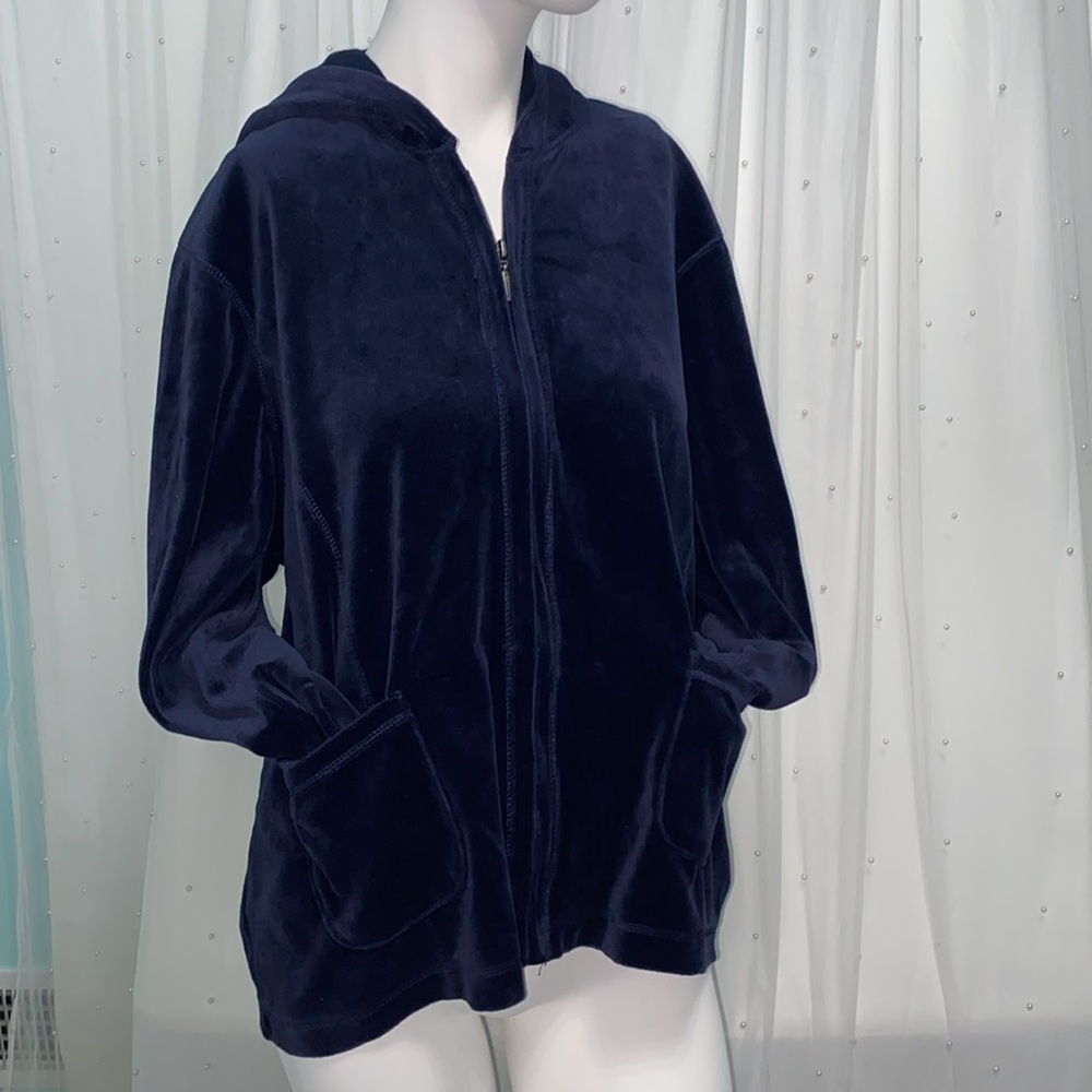 Liz Claiborne hooded zip up